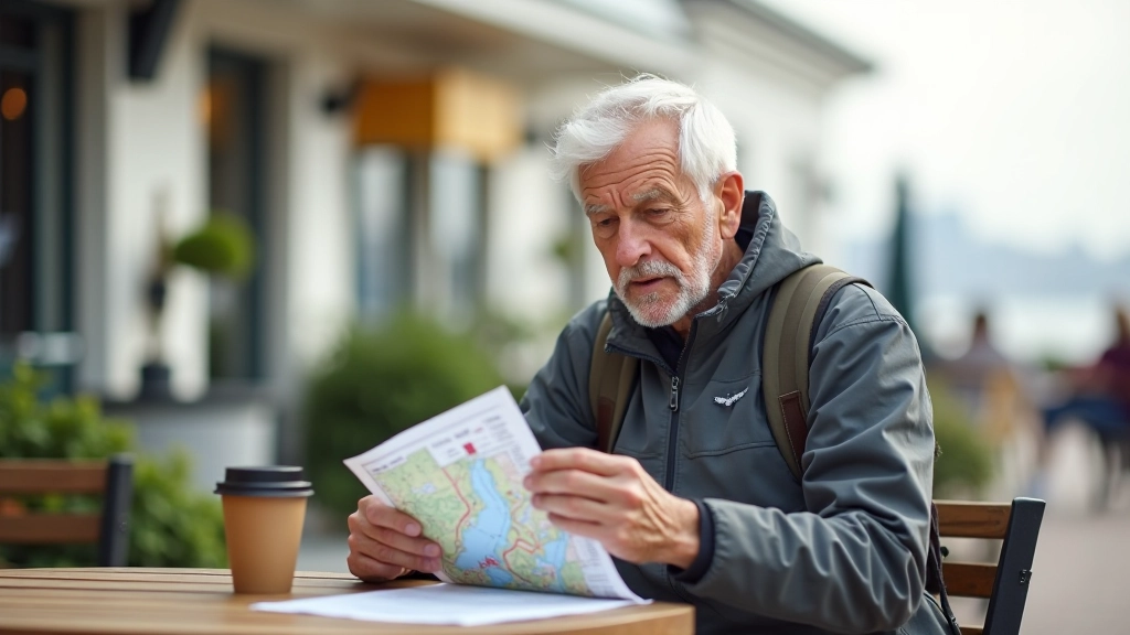 Kaart van Scheveningen duinpaden met gemarkeerde wandelroutes